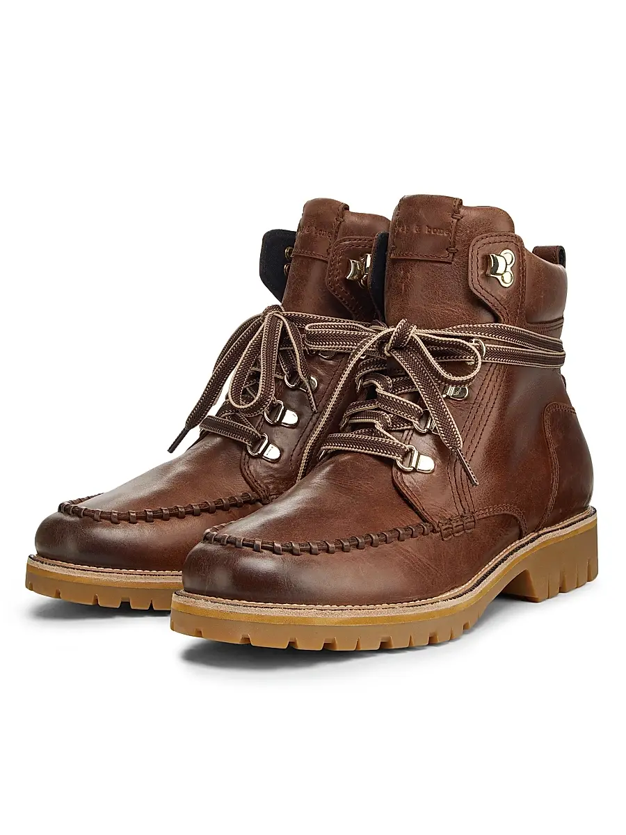 rag & bone Women's Cameron Lace-Up Waterproof-Leather Ankle Boots | Thumbnail 2 rag & bone Women's Cameron Lace-Up Waterproof-Leather Ankle Boots | Thumbnail 2