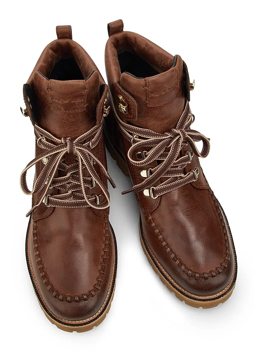 rag & bone Women's Cameron Lace-Up Waterproof-Leather Ankle Boots | Thumbnail 4 rag & bone Women's Cameron Lace-Up Waterproof-Leather Ankle Boots | Thumbnail 4