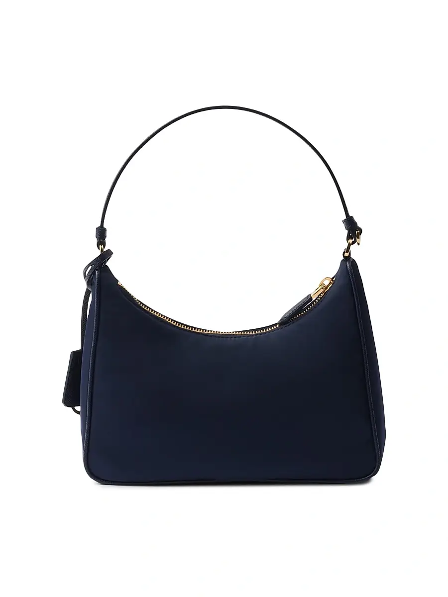 Prada Women's Re-Edition 2005 Re-Nylon Mini Shoulder Bag - Navy Blue | Thumbnail 3 Prada Women's Re-Edition 2005 Re-Nylon Mini Shoulder Bag - Navy Blue | Thumbnail 3
