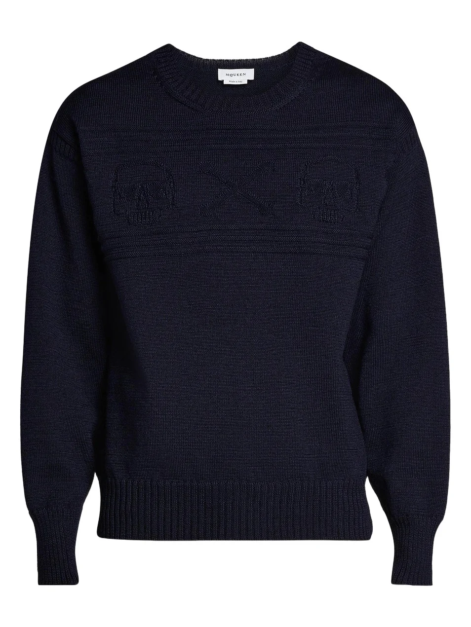 Men's Skull Wool Crewneck Sweater Men's Skull Wool Crewneck Sweater
