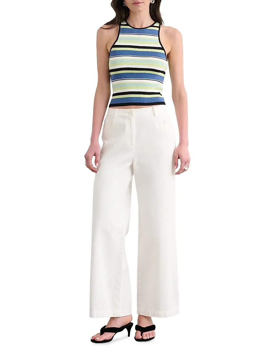 Toccin Women's Avery Racer Striped Tank | Thumbnail 2 Toccin Women's Avery Racer Striped Tank | Thumbnail 2