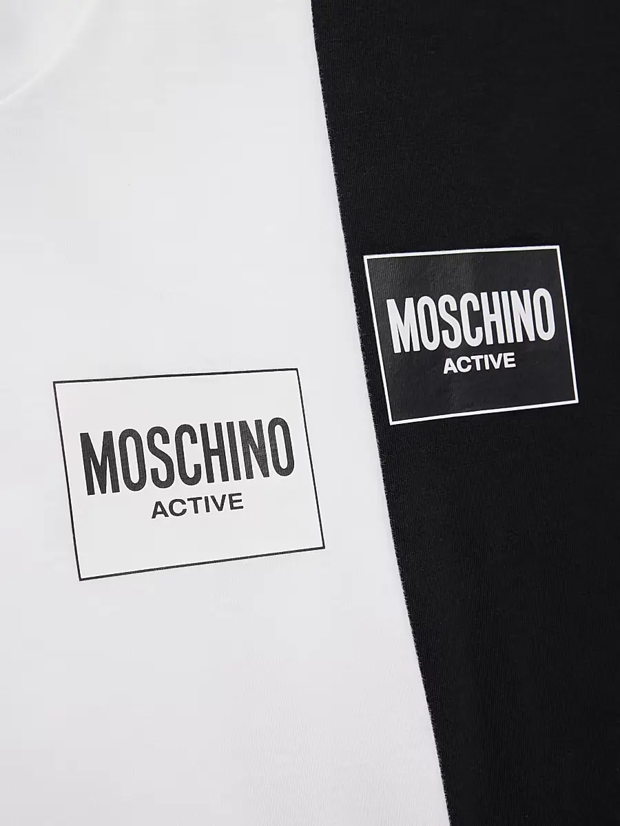 MOSCHINO Men's 2-Pack Logo Stretch-Jersey Crewneck T-Shirt Set | Thumbnail 2 MOSCHINO Men's 2-Pack Logo Stretch-Jersey Crewneck T-Shirt Set | Thumbnail 2
