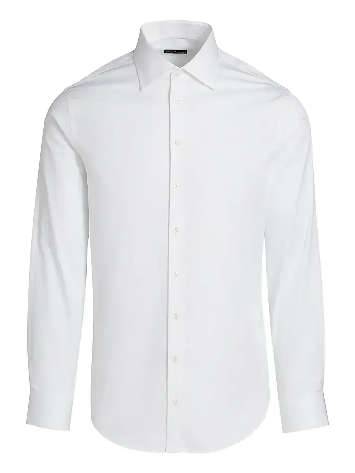Men's Cotton Long-Sleeve Dress Shirt Men's Cotton Long-Sleeve Dress Shirt