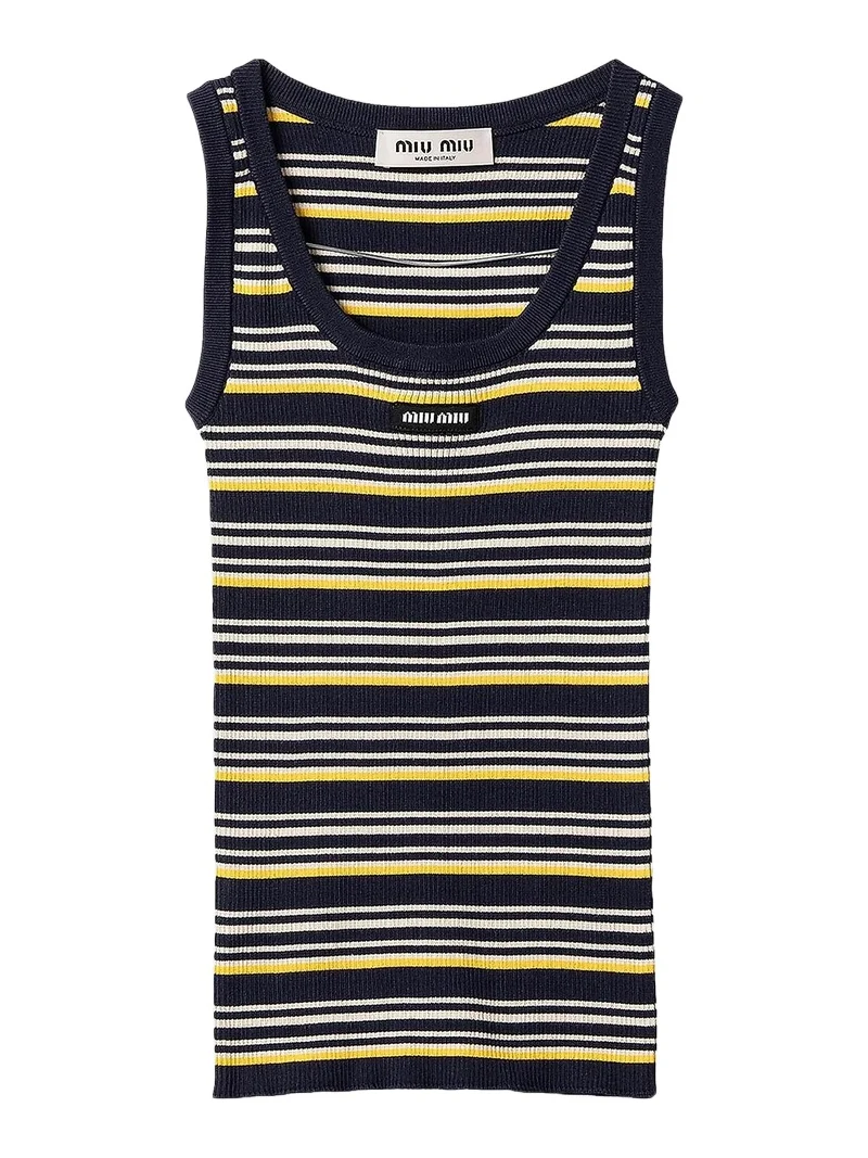 Miu Miu Women's Cotton Tank Top