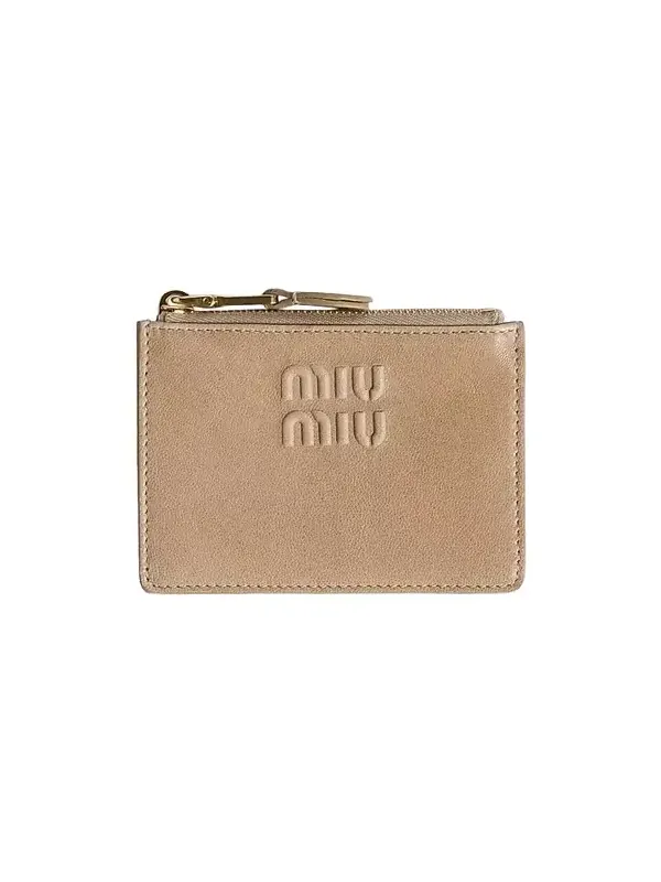 Miu Miu Women's Nappa Leather Card Holder