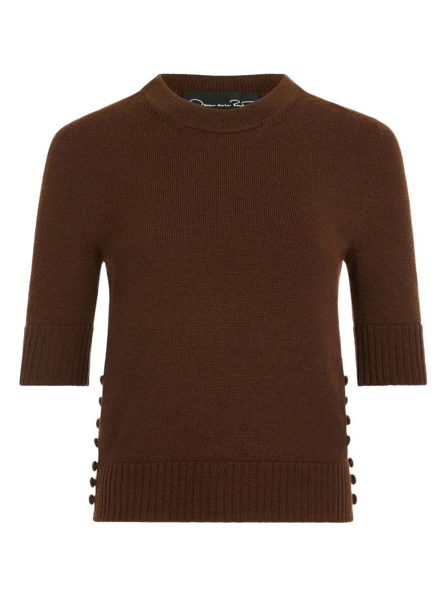 Button-Detail Pullover