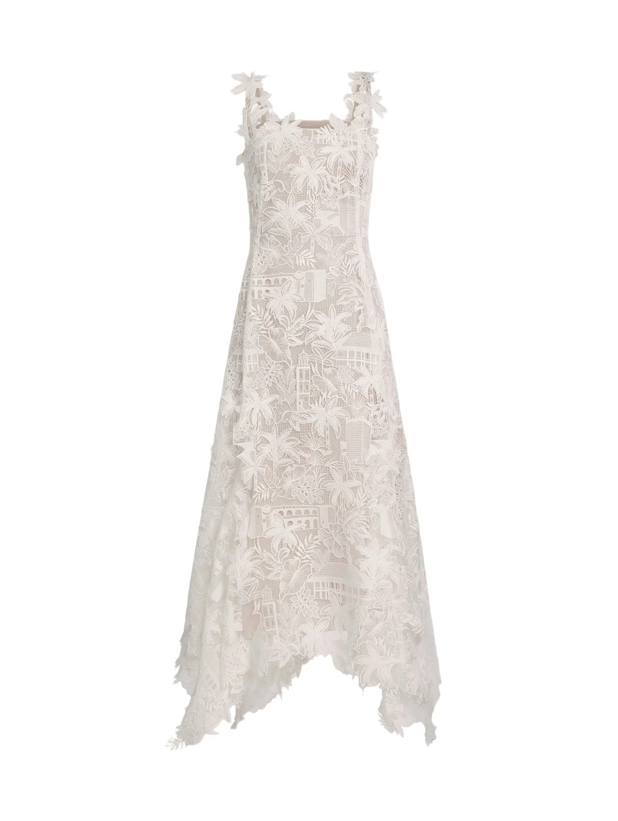Dominican Landscape Guipure Dress