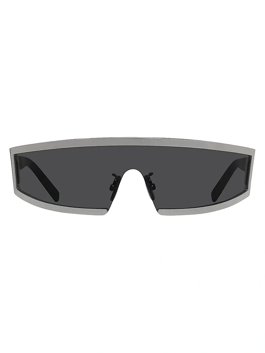 Givenchy Women's Square Mask Sunglasses - Shiny Palladium Smoke | Thumbnail 2 Givenchy Women's Square Mask Sunglasses - Shiny Palladium Smoke | Thumbnail 2