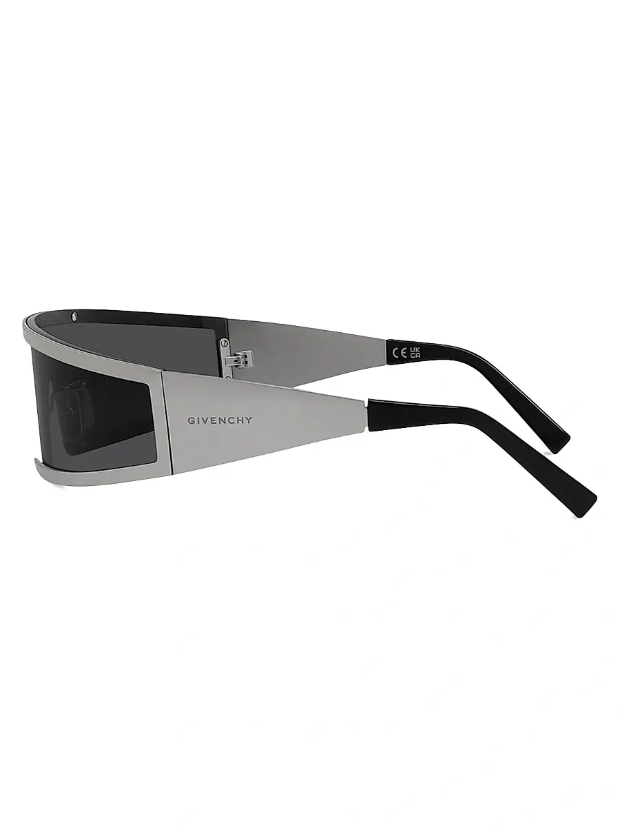 Givenchy Women's Square Mask Sunglasses - Shiny Palladium Smoke | Thumbnail 3 Givenchy Women's Square Mask Sunglasses - Shiny Palladium Smoke | Thumbnail 3