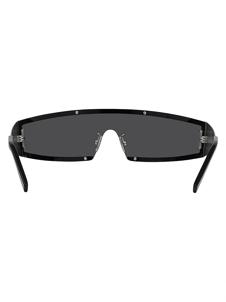 Givenchy Women's Square Mask Sunglasses - Shiny Palladium Smoke | Thumbnail 5 Givenchy Women's Square Mask Sunglasses - Shiny Palladium Smoke | Thumbnail 5