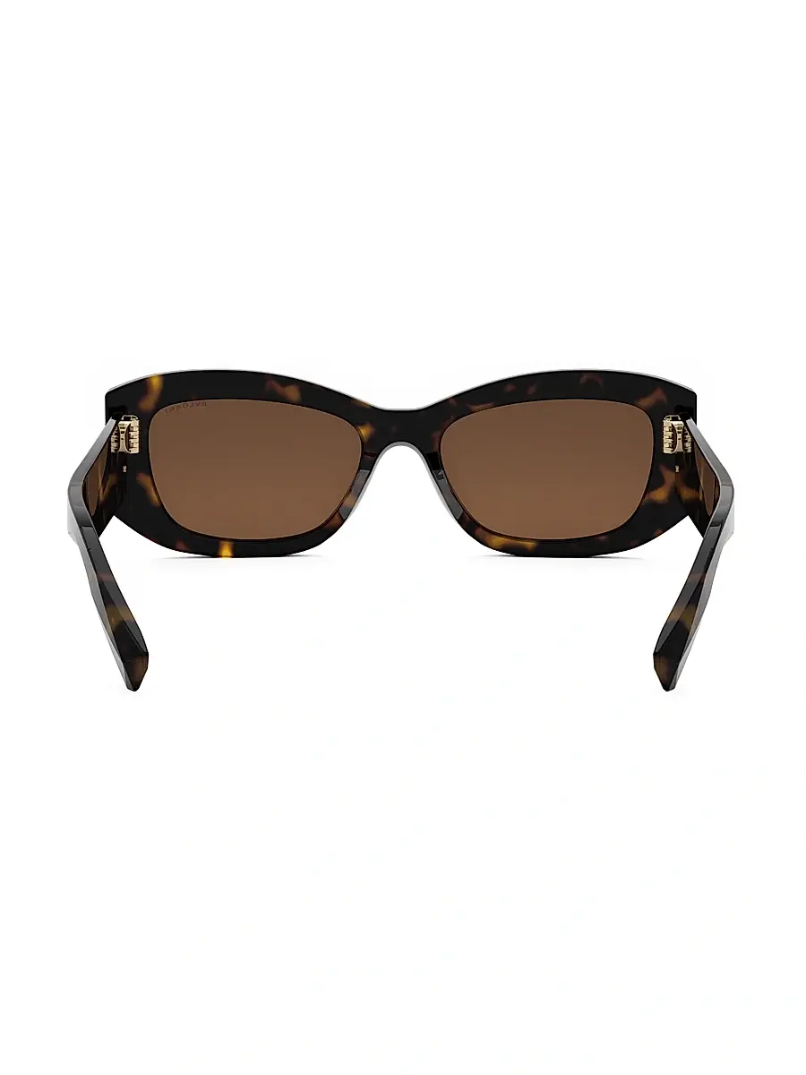 BVLGARI Women's Roma 54MM Geometric Sunglasses | Thumbnail 5