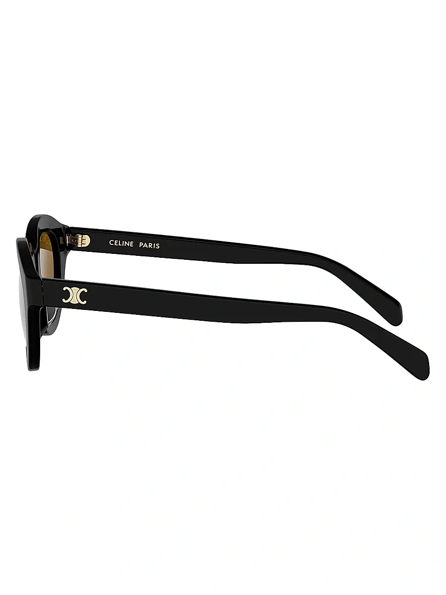 Celine Women's Triomphe Mini 47MM Oval Sunglasses | Thumbnail 3 Celine Women's Triomphe Mini 47MM Oval Sunglasses | Thumbnail 3