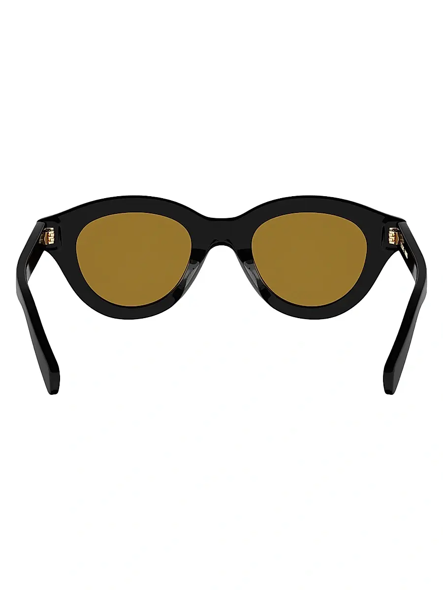 Celine Women's Triomphe Mini 47MM Oval Sunglasses | Thumbnail 5 Celine Women's Triomphe Mini 47MM Oval Sunglasses | Thumbnail 5