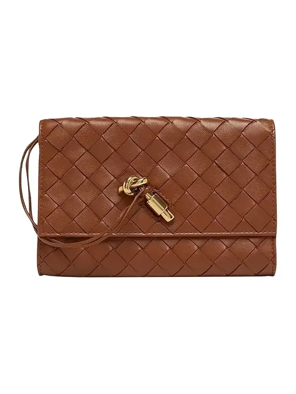Women's Andiamo Intrecciato Leather Shoulder Bag Women's Andiamo Intrecciato Leather Shoulder Bag