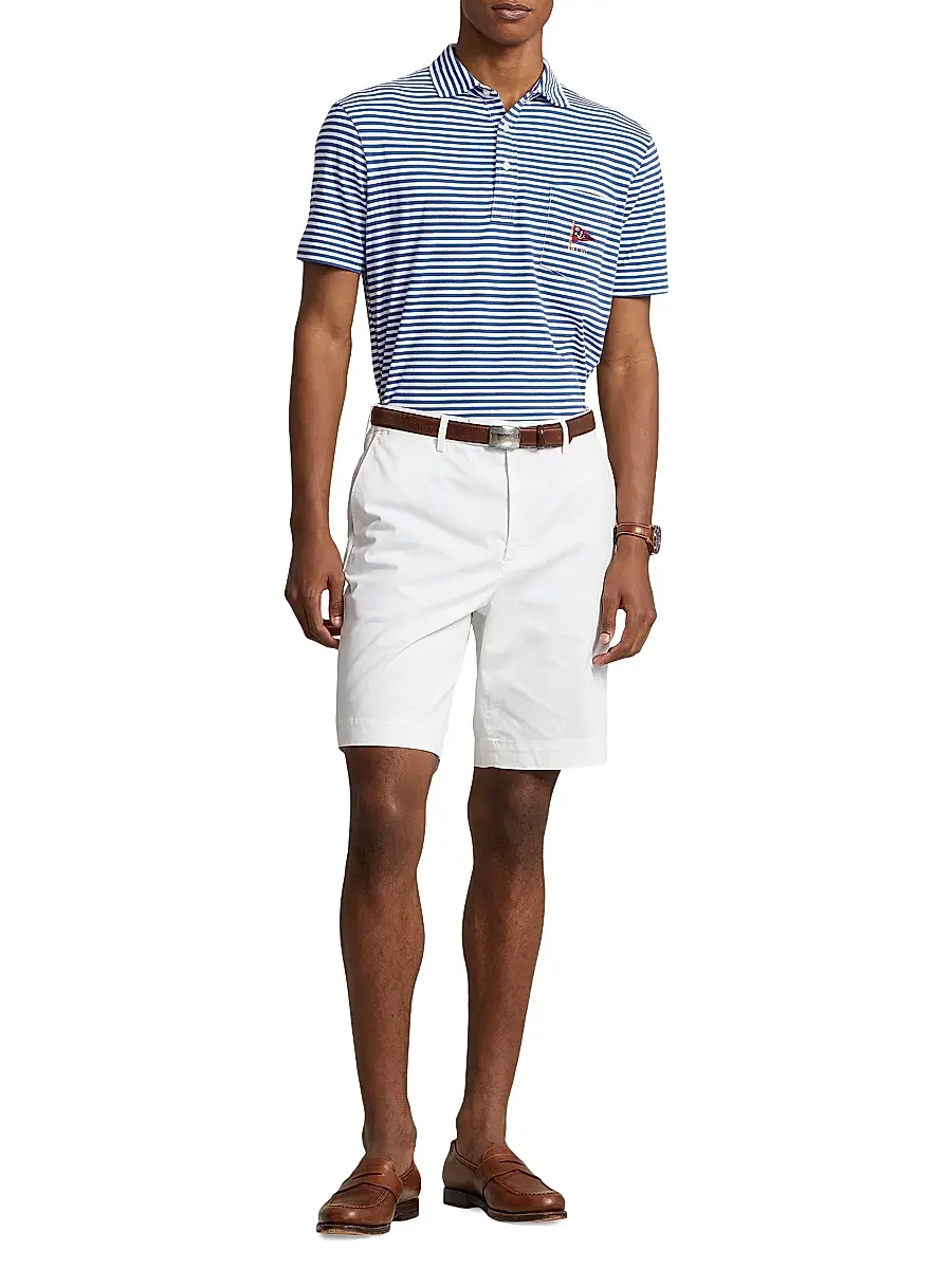 Polo Ralph Lauren Men's Stretch-Twill Flat-Front Shorts | Thumbnail 2