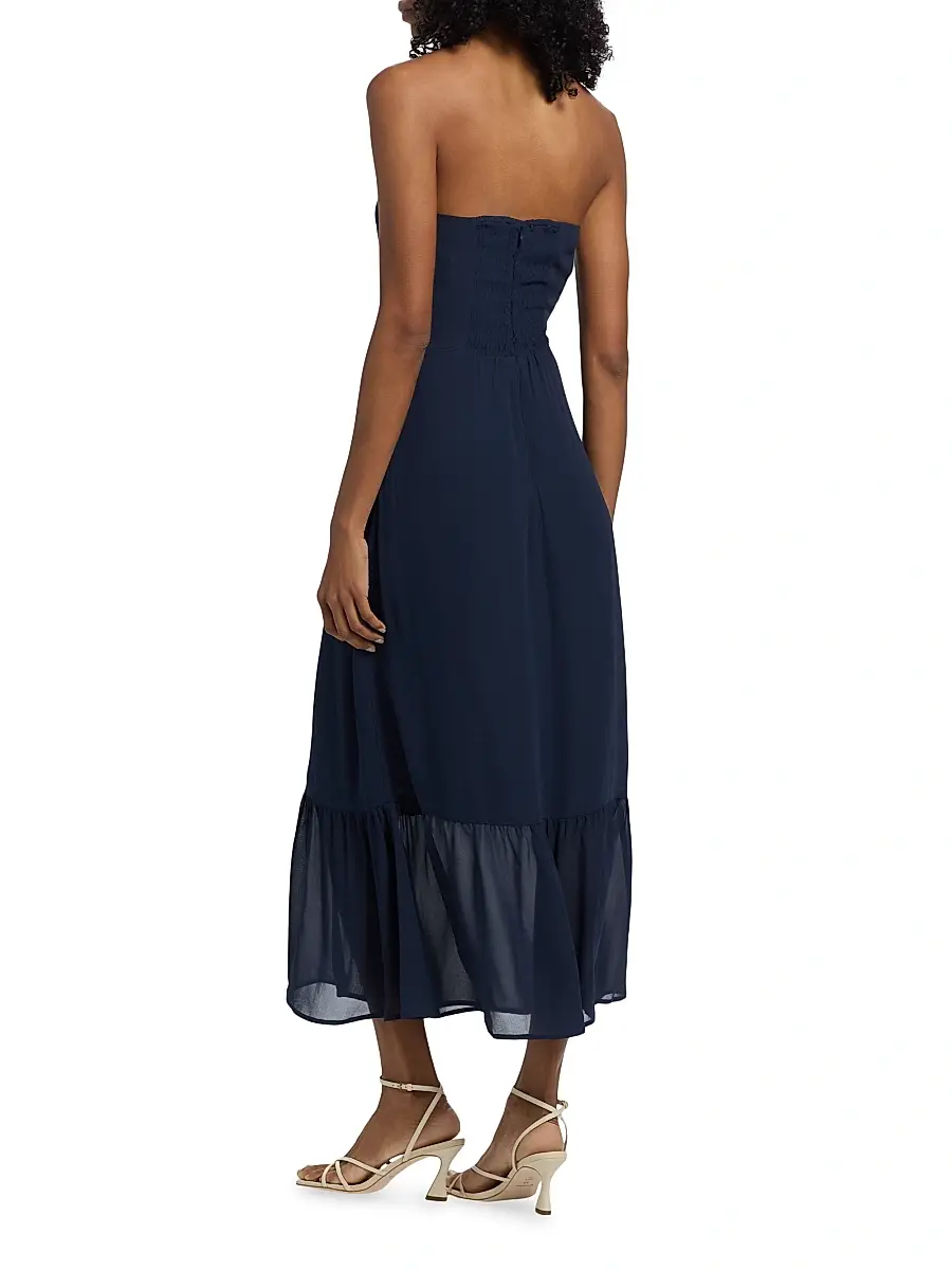 Reformation Women's Arta Strapless Midi-Dress | Thumbnail 5