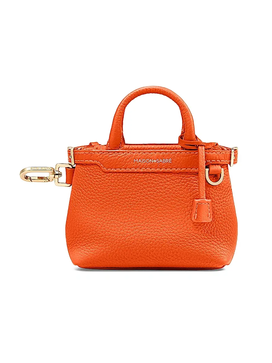 MAISON de SABRÉ Women's The Sabrémoji Petite Palais Charm - Manhattan Orange | Image 1 MAISON de SABRÉ Women's The Sabrémoji Petite Palais Charm - Manhattan Orange | Image 1