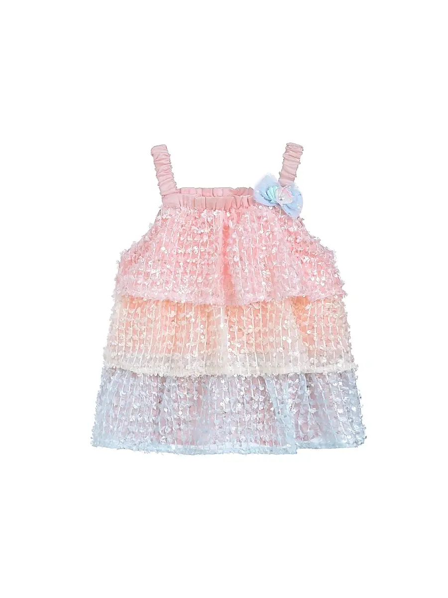 Mimi Tutu Girl's Little Girl's Sunset Layered Dress Set | Thumbnail 2 Mimi Tutu Girl's Little Girl's Sunset Layered Dress Set | Thumbnail 2