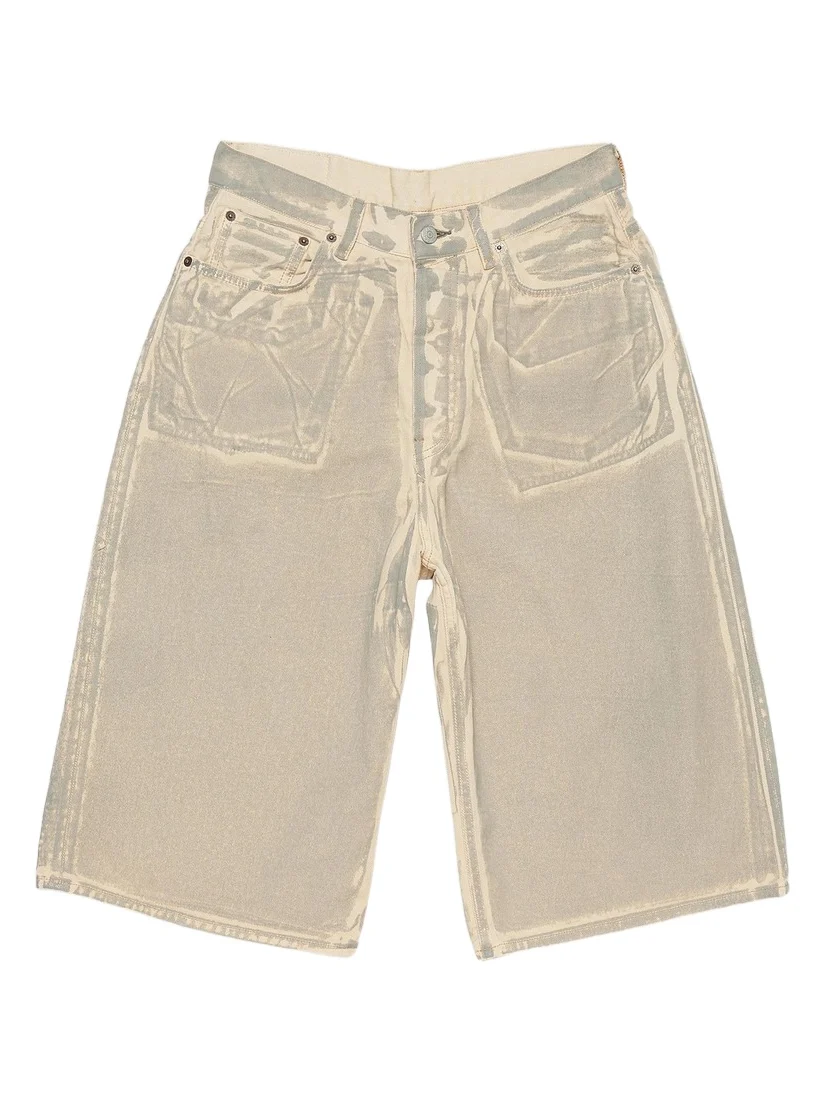 Men's Printed Cotton Denim Shorts Men's Printed Cotton Denim Shorts