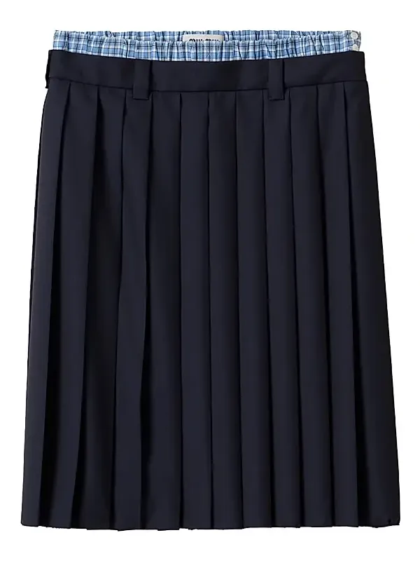 Women's Pleated Batavia Midi Skirt