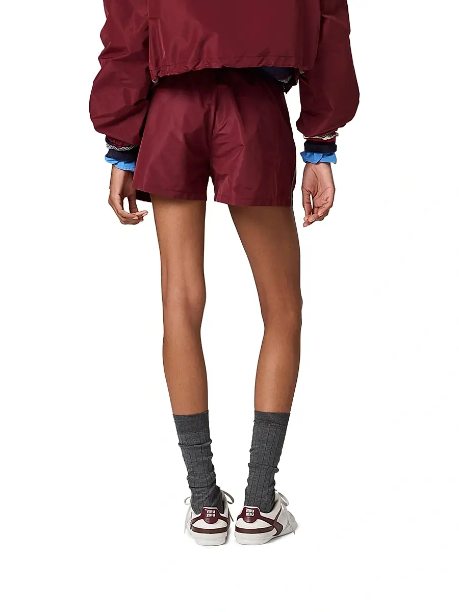 Miu Miu Women's Technical Fabric Shorts | Thumbnail 3