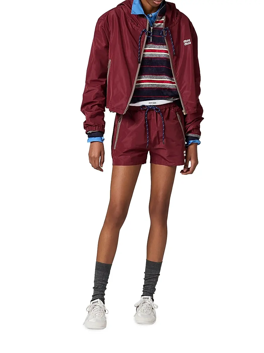Miu Miu Women's Technical Fabric Shorts | Thumbnail 5