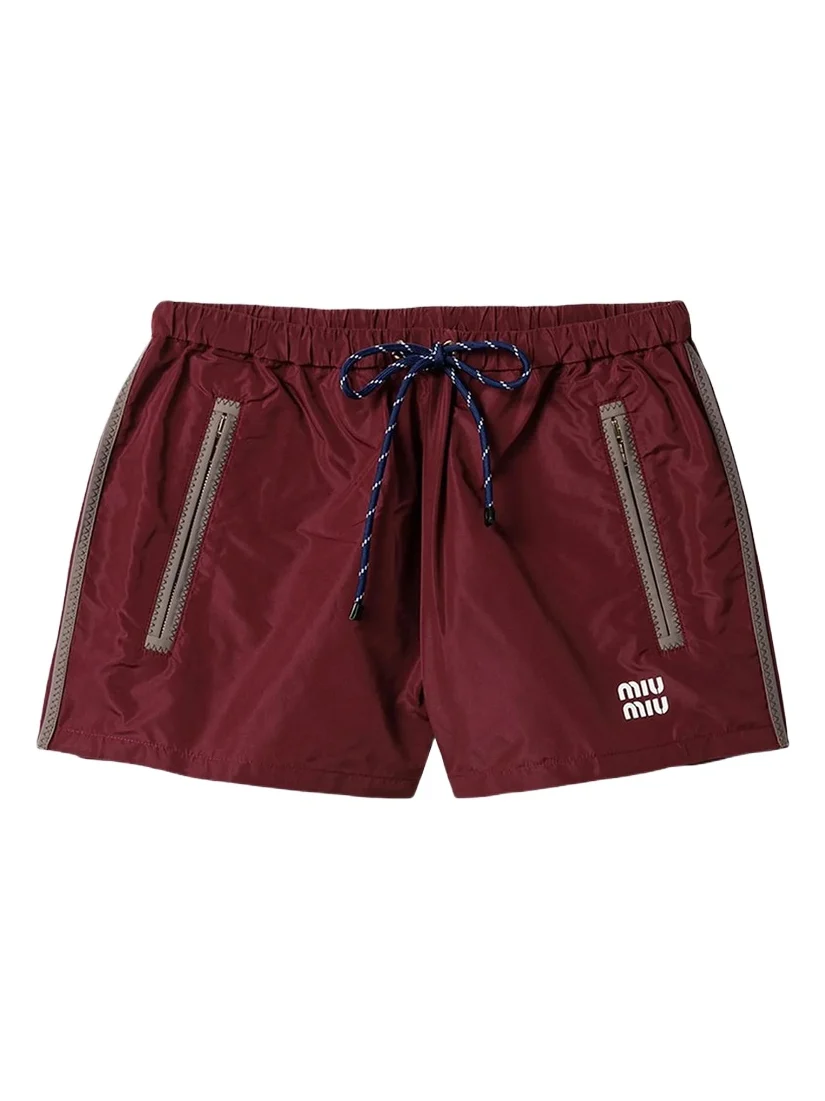 Miu Miu Women's Technical Fabric Shorts