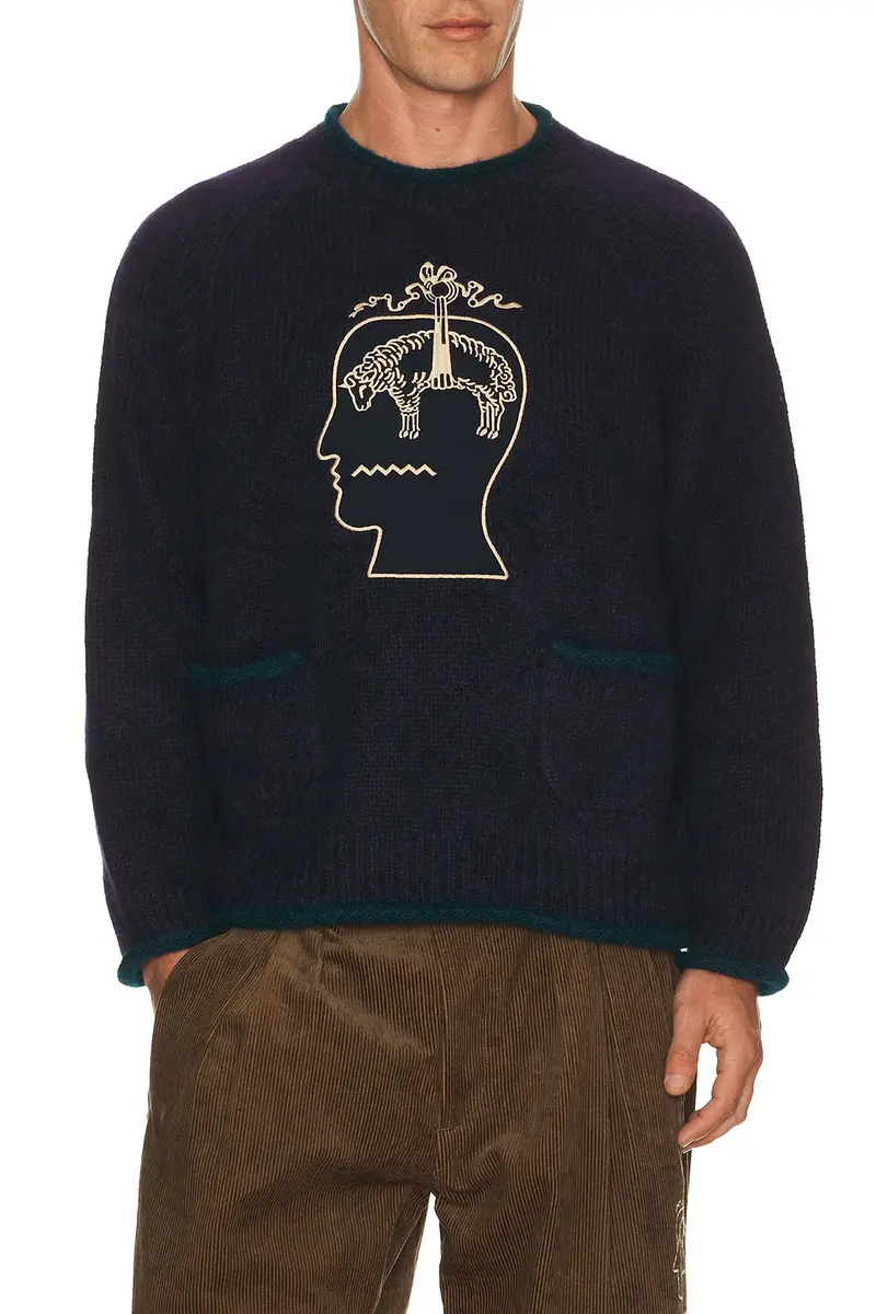 Brain Dead Brooks Brothers California Rolled Neck Sweater | Image 1 Brain Dead Brooks Brothers California Rolled Neck Sweater | Image 1