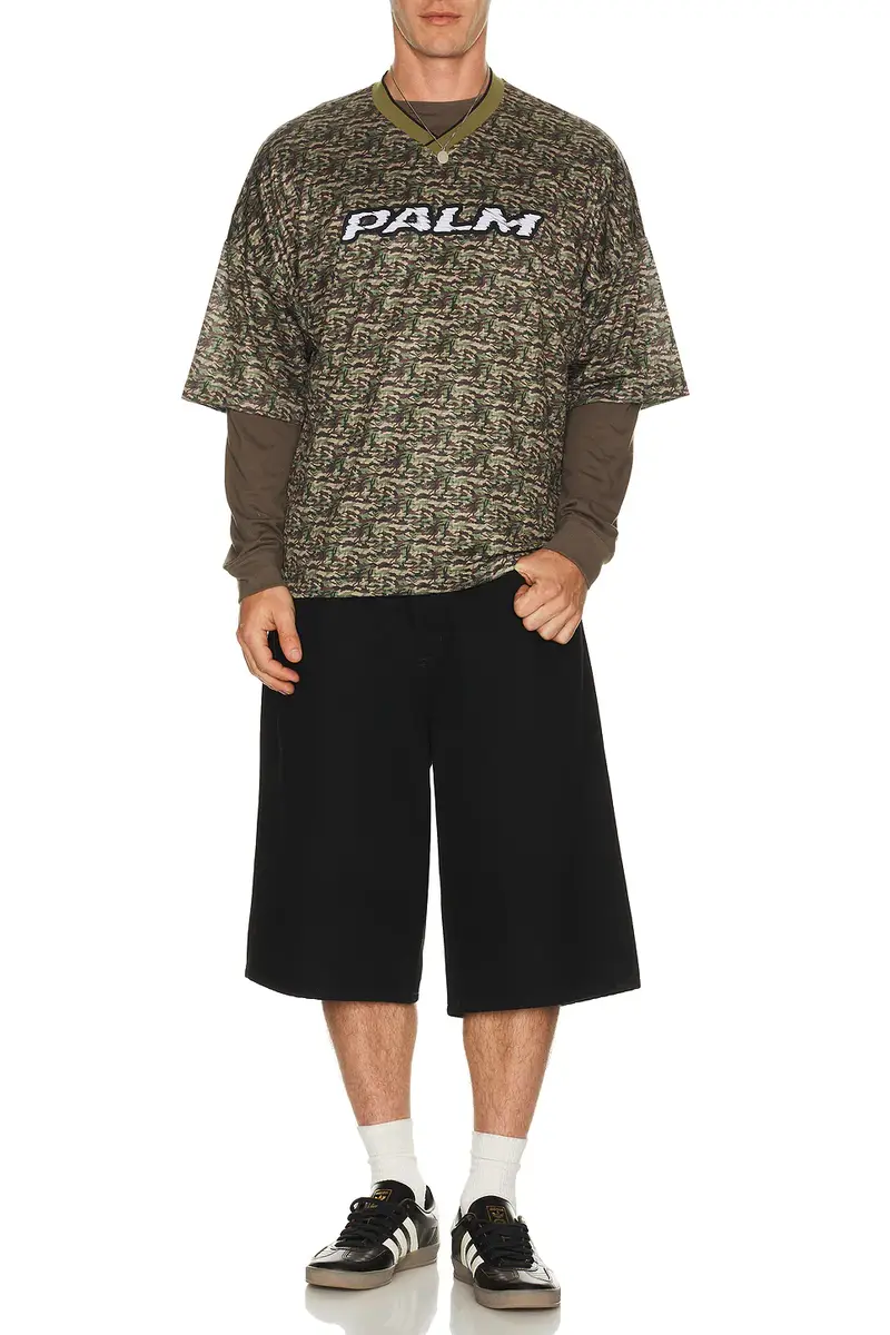 Palm Angels Camo Allover Palm Sport Tee | Thumbnail 3