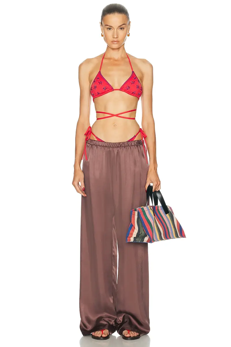 Staud Lido Triangle Bikini Top | Thumbnail 6