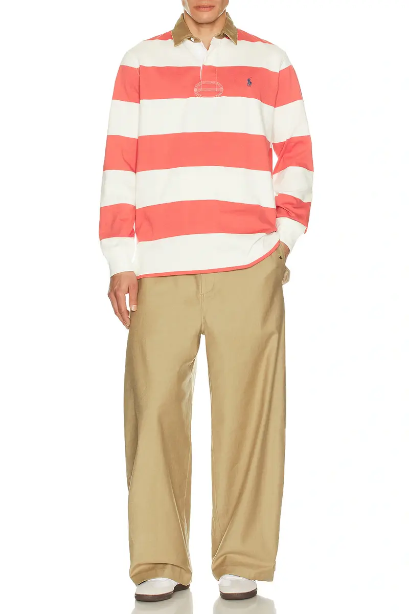 Polo Ralph Lauren Long Sleeve Collared Rugby Shirt | Thumbnail 5