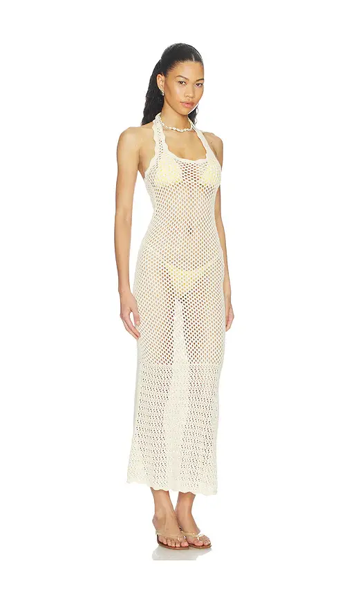 Tularosa Faelyn Halter Open Work Dress | Thumbnail 2