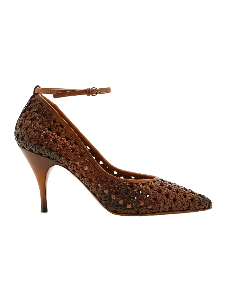 Miu Miu Woven Leather Pumps