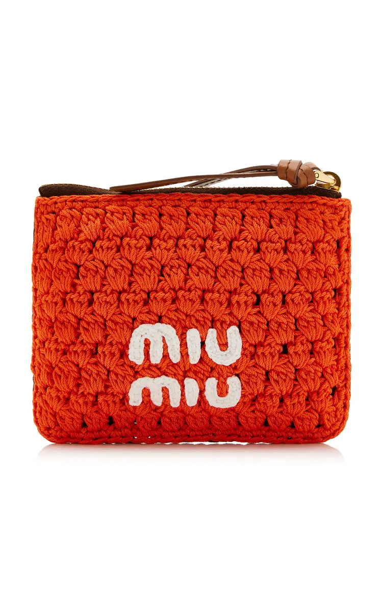 Miu Miu Crocheted Pouch | Thumbnail 3 Miu Miu Crocheted Pouch | Thumbnail 3