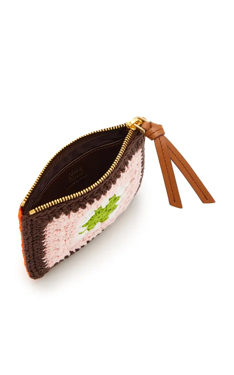 Miu Miu Crocheted Pouch | Thumbnail 4 Miu Miu Crocheted Pouch | Thumbnail 4