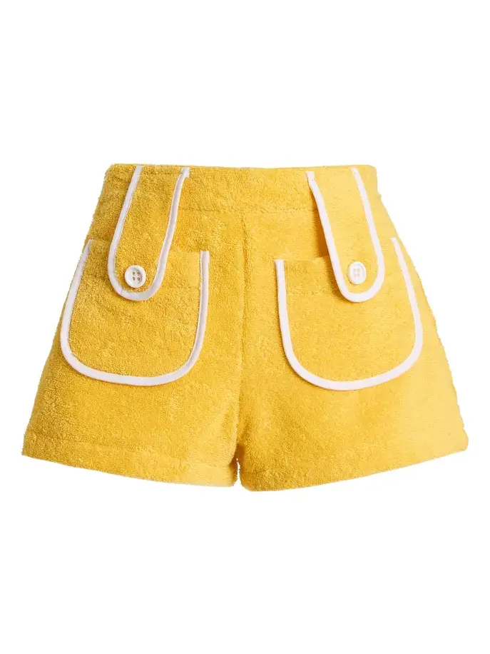 Exclusive Carambola Cotton Mini Shorts