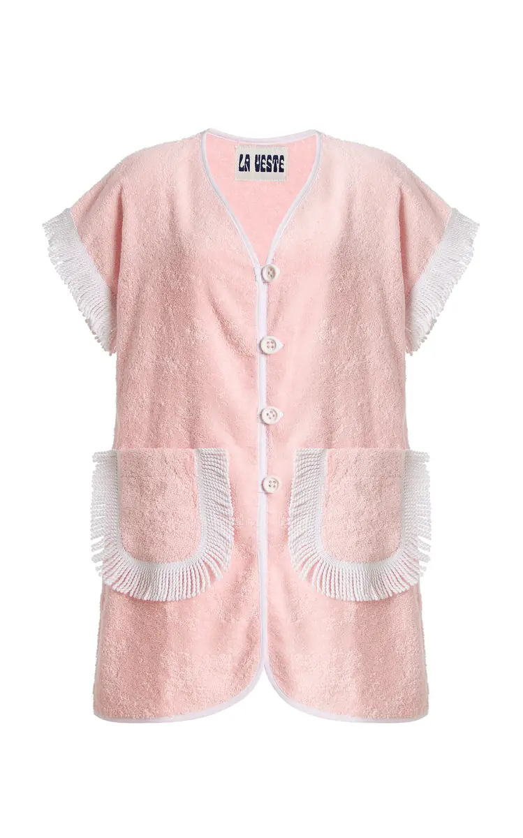 LA VESTE Exclusive Pitaya Cotton Mini Towel Dress | Image 1 LA VESTE Exclusive Pitaya Cotton Mini Towel Dress | Image 1