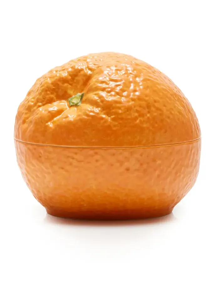 Augarten Wien Porcelain Orange Jar