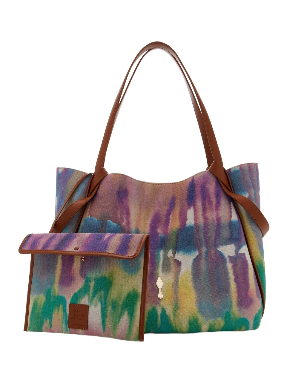 Bettina Large Tie-Dyed Canvas Tote Bag