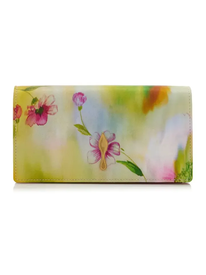 Christian Louboutin Bettina Crepe Satin Clutch