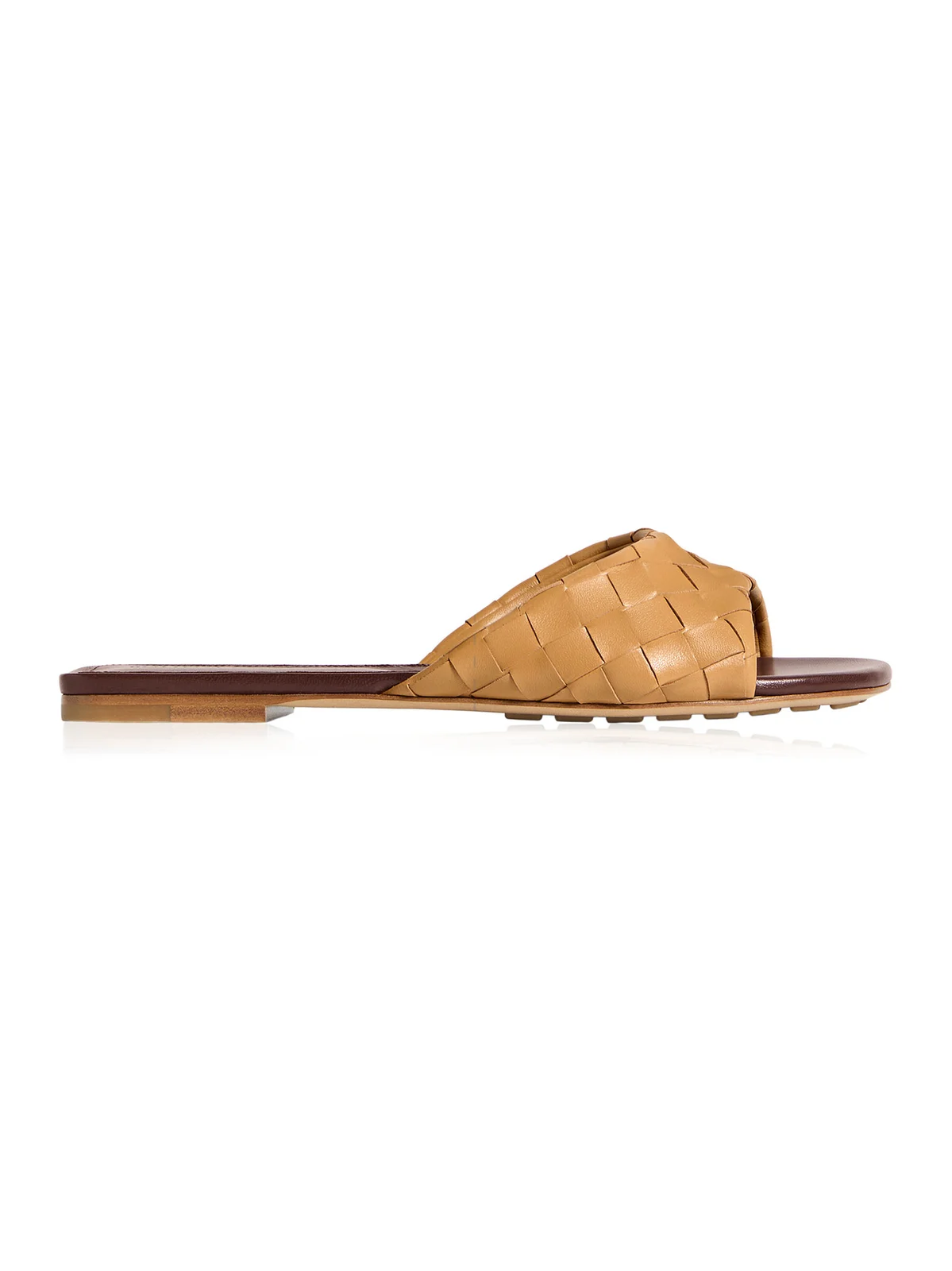 Bottega Veneta Livia Flat Intrecciato Leather Sandals