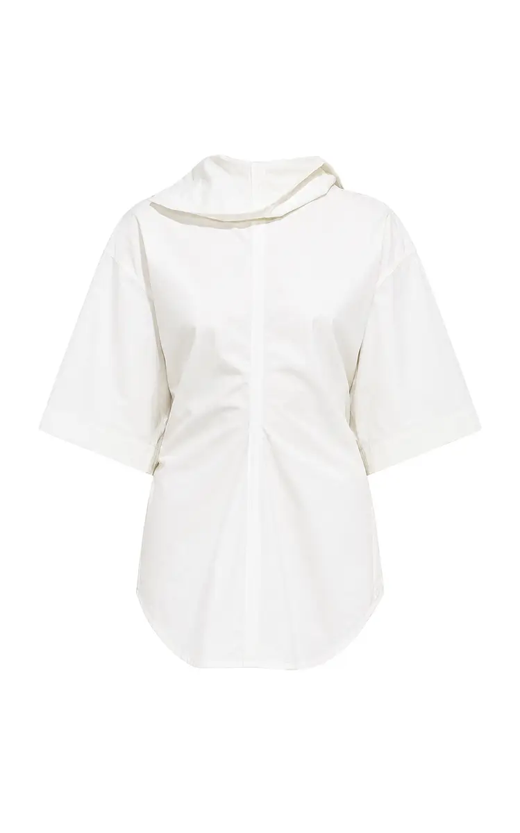 Bottega Veneta Compact Cotton Top | Thumbnail 3 Bottega Veneta Compact Cotton Top | Thumbnail 3