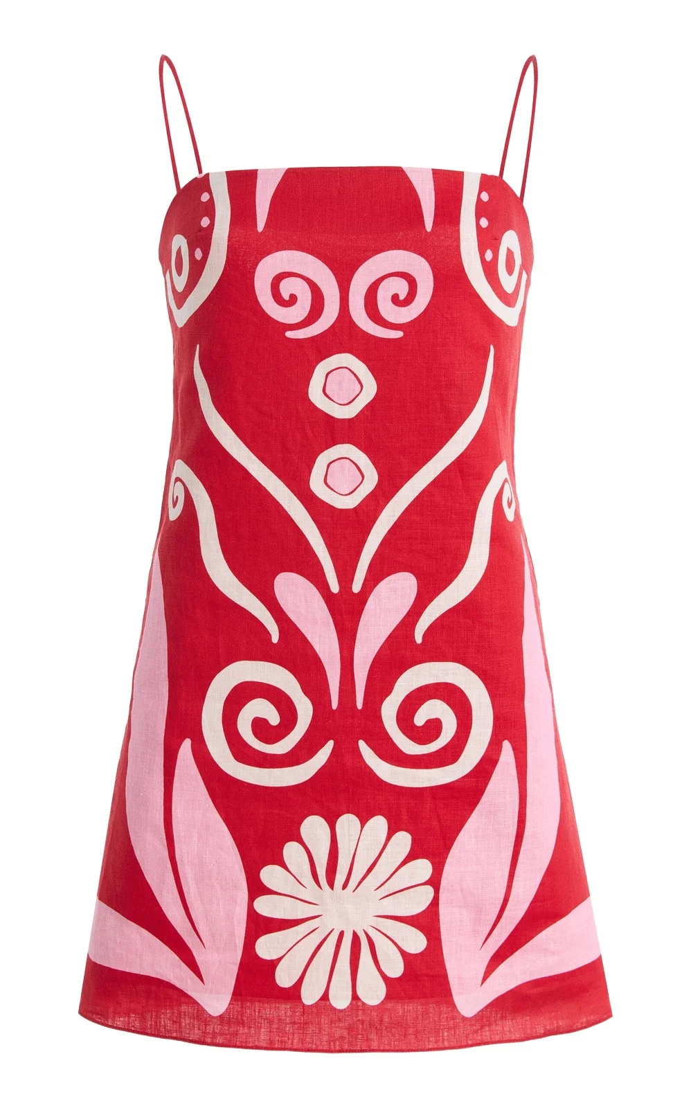 Ancona Printed Linen Mini Dress Ancona Printed Linen Mini Dress