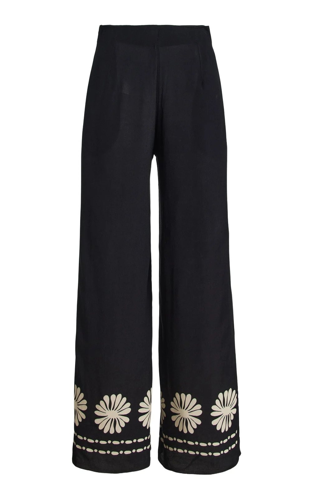 Toya Printed Crepe Wide-Leg Pants Toya Printed Crepe Wide-Leg Pants