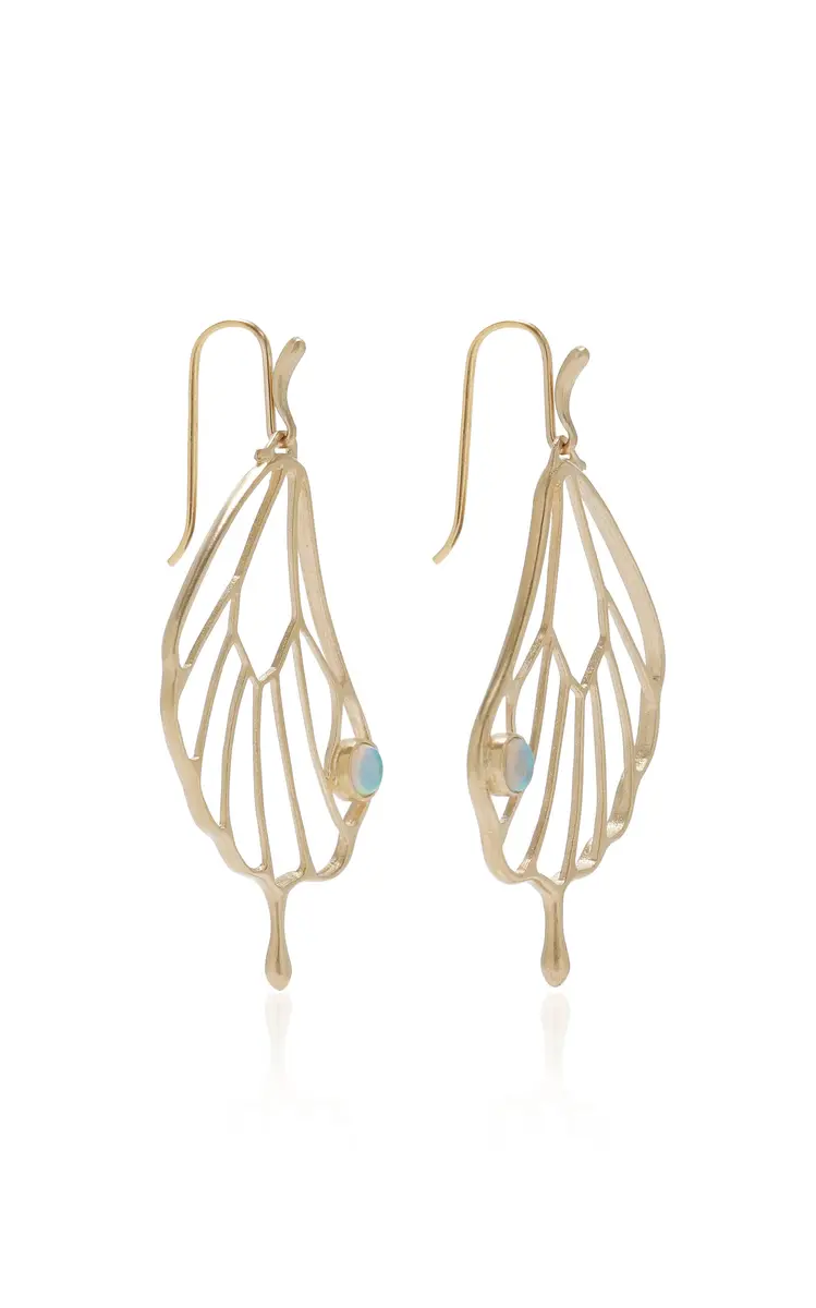 Annette Ferdinandsen Opal Pampion Wing Earrings | Thumbnail 3 Annette Ferdinandsen Opal Pampion Wing Earrings | Thumbnail 3