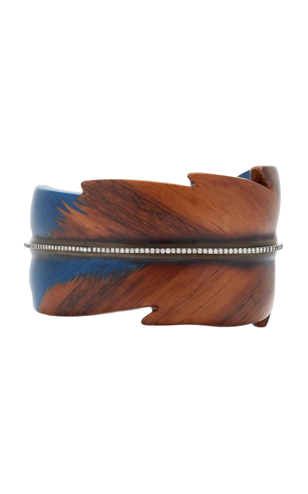 Silvia Furmanovich Marquetry Diamond Cuff