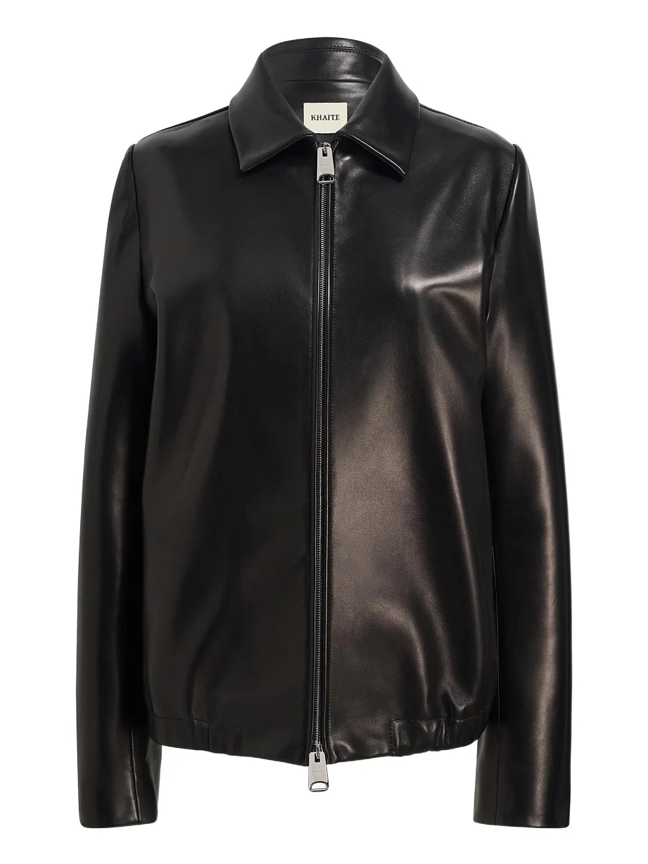 Khaite Jackson Jacket In Black Leather