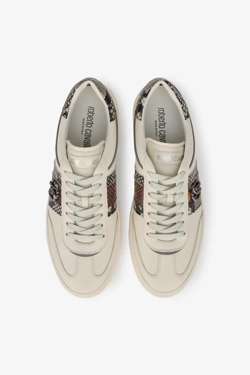Roberto Cavalli - Male Low-top White/brown | Thumbnail 4
