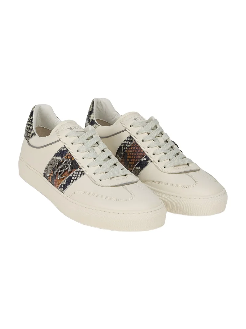 - Male Low-top White/brown - Male Low-top White/brown