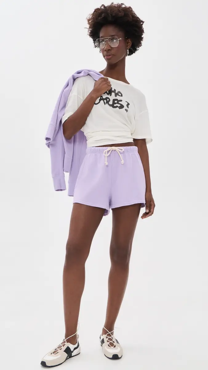 perfectwhitetee Layla French Terry Sweat Shorts | Thumbnail 5 perfectwhitetee Layla French Terry Sweat Shorts | Thumbnail 5
